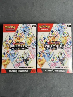 Pokemon TCG Prismatic Evolutions Booster Bundle x2 - New Factory Sealed - Image 1