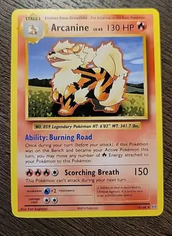 Pokemon TCG - ARCANINE - 18/108 - Rare - XY Evolutions (2016) - NM/MINT - Image 1