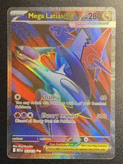 Mega Latias ex UR 163/132 Pokemon TCG Mega Evolution Ultra Rare NM - Image 2