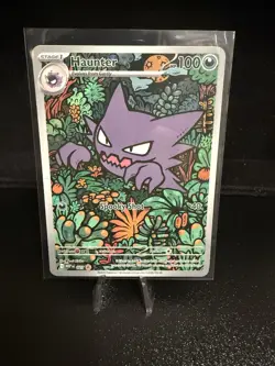 Haunter 027 Black Star Promo Illustration Rare NM - Pokemon Mega Battle Deck - Image 1