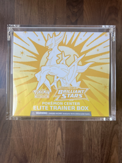Pokemon Center Brilliant Stars Elite Trainer Box Exclusive with Acrylic Case - Image 1