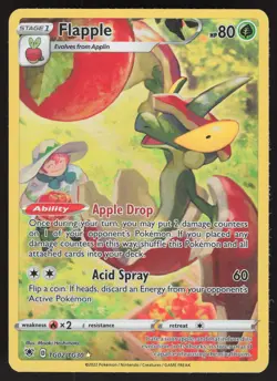 Flapple TG02/TG30 Ultra Rare Pokemon TCG Astral Radiance Trainer Gallery NM - Image 1