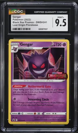 CGC 9.5 Gengar SWSH241 Black Star Promo - Lost Origin Prerelease - Pokemon TCG - Image 1
