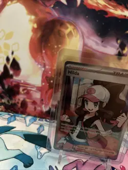 Pokemon TCG Hilda Trainer White Flare Holo Full Art Sv: 164/086 - Image 2