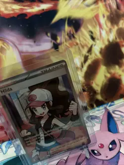 Pokemon TCG Hilda Trainer White Flare Holo Full Art Sv: 164/086 - Image 3