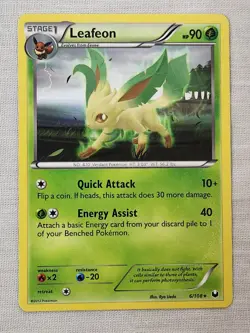 NM Leafeon - Normal 6/108 Dark Explorers Pokemon TCG - Image 1