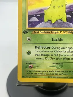 Pokemon TCG Chikorita 53/111 Neo Genesis 1st Edition Regular MP - Image 5