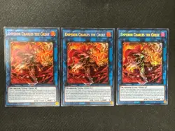 Yugioh *Emperor Charles the Great 1st Edition X3 Secret Rare* (NM) MP24-EN100 - Image 1