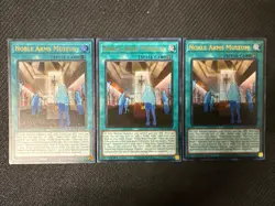 Yugioh *Noble Arms Museum 1st Edition X3 Ultra Rare* (NM) DUNE-EN057 - Image 1