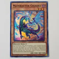 Materiactor Gigadra - BLVO-EN081 - NM/VLP - Super Rare - 1st ed - Yugioh - Image 1