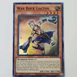 War Rock Gactos - BLVO-EN094 - NM/VLP - Super Rare - 1st ed - Yugioh - Image 1
