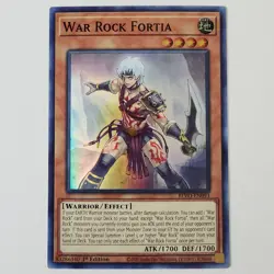 War Rock Fortia - BLVO-EN093 - NM/VLP - Super Rare - 1st ed - Yugioh - Image 1