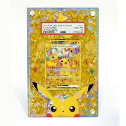 PSA 9 Pikachu Ex Ultra Rare 136/106 GGT+Pokemon Extended Protect Case - Image 1