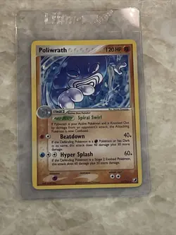 2005 Pokemon Poliwrath- Holo 11/115 EX Unseen Forces card - Image 1