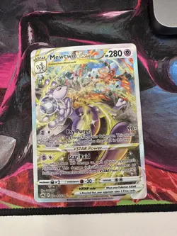 Mewtwo VSTAR Crown Zenith GG44/GG70 Full Art Ultra Rare Pokemon Card - Image 1