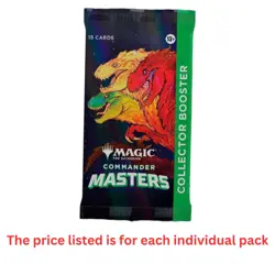 MTG Commander Masters Collector Booster Pack New Sealed 1 pack (15Cards) Each - Image 3