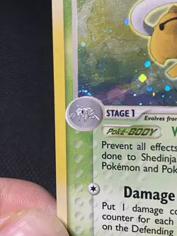 Pokemon Shedinja Dragon Card 11/97 Holo Rare TCG 🌀🌀Double Swirl LP/NM - Image 2