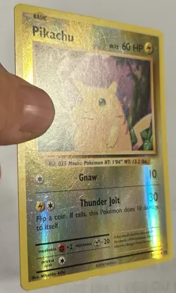 Pikachu Evolutions 35/108 Reverse Holo 2016 Pokemon Card LP - Image 2