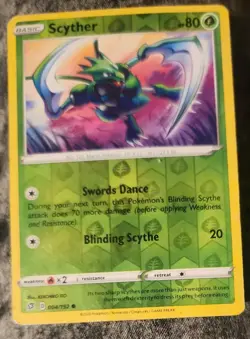 Scyther 004/192 Rebel Clash Reverse Holo Pokemon Card - Image 1