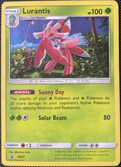 Lurantis SM25 Sm Holo (See Photos) Pokemon Card - Image 1