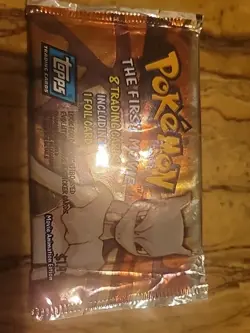 Pokemon, The First Movie, 8 Trading cards Including 1 Foil Card - Image 2