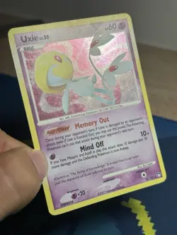 Uxie 17/123 Holo Rare Diamond & Pearl Mysterious Treasures Pokemon TCG Card - Image 4