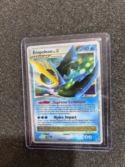 Pokemon, Empoleon LV.X Holo, Rare , Diamond & Pearl, DP11, MP Card - Image 1