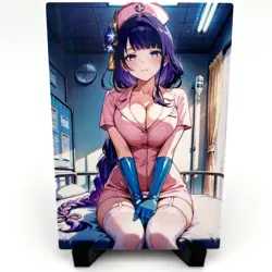 Genshin Impact Raiden Shogun Sexy Anime Waifu Girl Lewd Goddess Story Art Card - Image 2