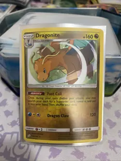 Pokemon TCG Dragonite Team Up 119/181 Cosmos Holo Rare Promo Card NM 0401#282 - Image 1