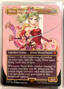 MTG Final Fantasy-Commander Borderless Terra Herald of Hope - Deck Builder cEDH - Image 5