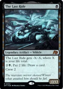 The Last Ride FOIL Aetherdrift Magic MTG NM - Image 1