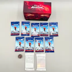 Magic The Gathering Avatar Last Airbender Play Booster Packs Lot of 9 + 2 Bonus - Image 1