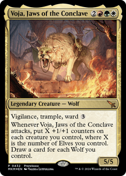 Voja, Jaws of the Conclave Murders at Karlov Manor Prerelease Promos - Near Mint - Image 1