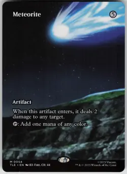 MTG Meteorite (Borderless) Normal NM Avatar: The Last Airbender: Eternal-Legal M - Image 1