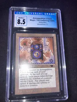 MTG 1994 Antiquities - ARMAGEDDON CLOCK - Graded CGC 8.5 - Image 1