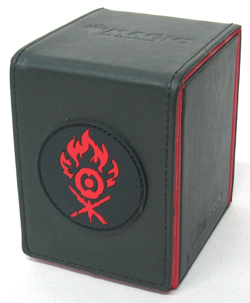 MTG Ultra Pro Deck Box Leather Guild Gruul Alcove Flip Magnetic Magic Gathering - Image 1