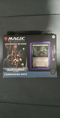 Magic The Gathering: Warhammer 40K Necron Dynasties Commander Deck - Image 1