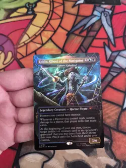 Eddie, Ghost of the Navigator (Captain N'ghathrod) Rainbow Foil MTG NM - Image 1