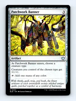 #247 2024 Bloomburrow Patchwork Banner Uncommon - Image 1