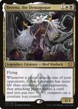 1x Breena, the Demagogue - Foil NM Eng MTG - Commander 2021 - Image 1