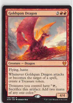 Kaldheim M Normal 139 Goldspan Dragon - Image 1