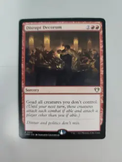 MTG Disrupt Decorum Commander Masters 0215 Regular Rare - Image 1