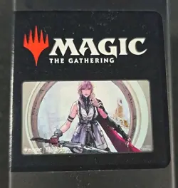 Ultra Pro Black Stitched Playmat MTG x Final Fantasy - Lightning Army of One W - Image 1