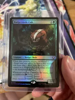 Magic The Gathering - Badgermole Cub Foil Avatar The Last Airbender - Image 1