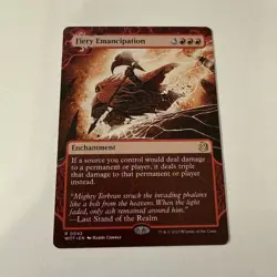 MTG Fiery Emancipation #42 Wilds of Eldraine Enchanting Tales MTG ⭐ NM - Image 1