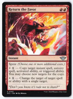 Return the Favor U Outlaws of Thunder Junction 142 NM - Image 1