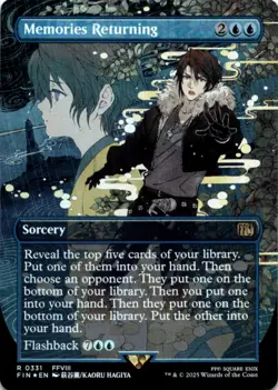 MTG Memories Returning (Borderless) Foil NM FINAL FANTASY Magic 331 - Image 1