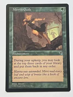 MTG Mirri's Guile NM Tempest Regular Magic The Gathering - Image 1