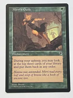 MTG Mirri's Guile NM Tempest Regular Magic The Gathering - Image 2