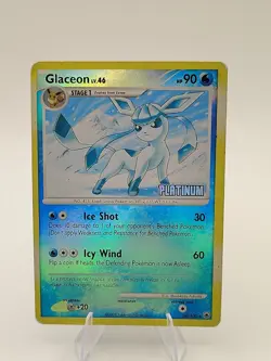 Glaceon - [Platinum] 20/100 Burger King Reverse Holo Pokemon Card - Image 1